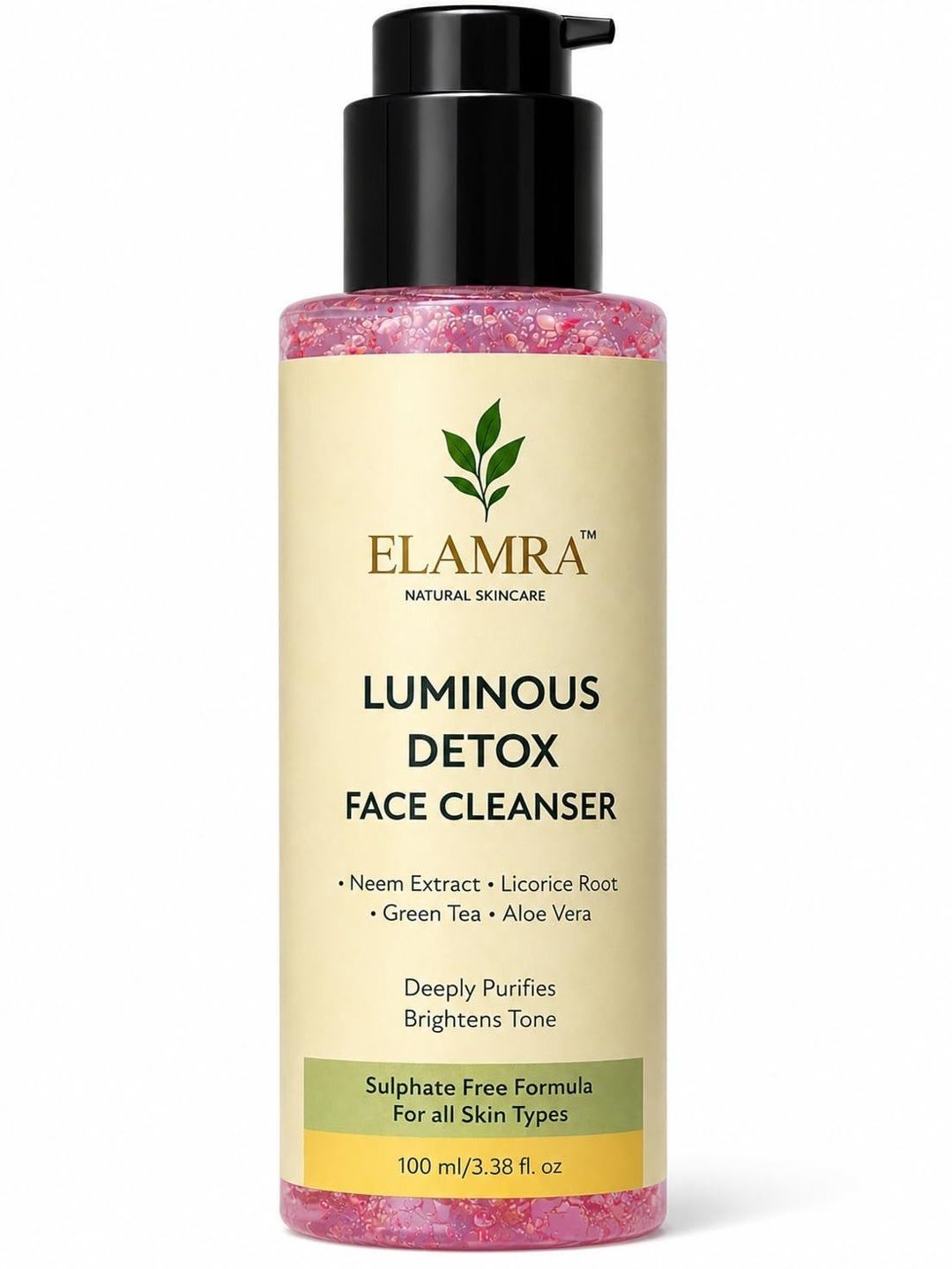 ELAMRA Pink Detox Face Wash - 100 ml-image-25