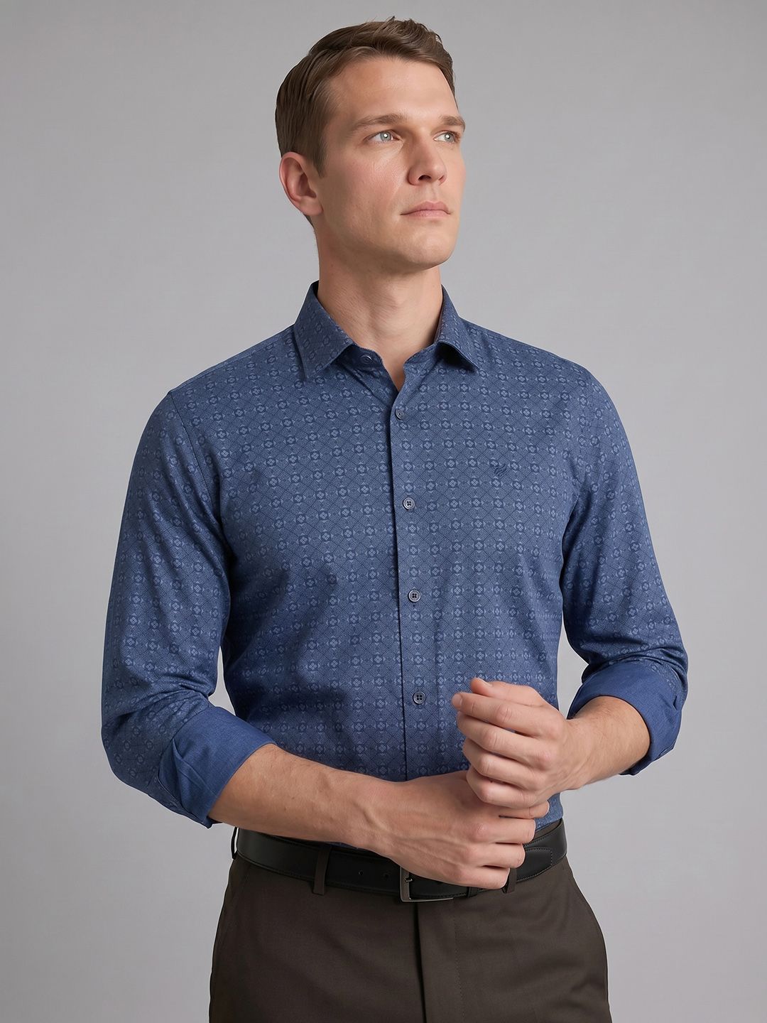 Blackberrys Printed Pure Cotton Formal Shirt-picture-33