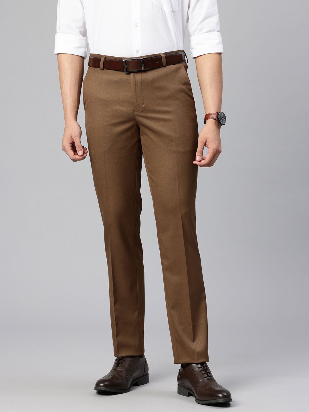 Majestic Man Slim Fit Formal Trousers-picture-43