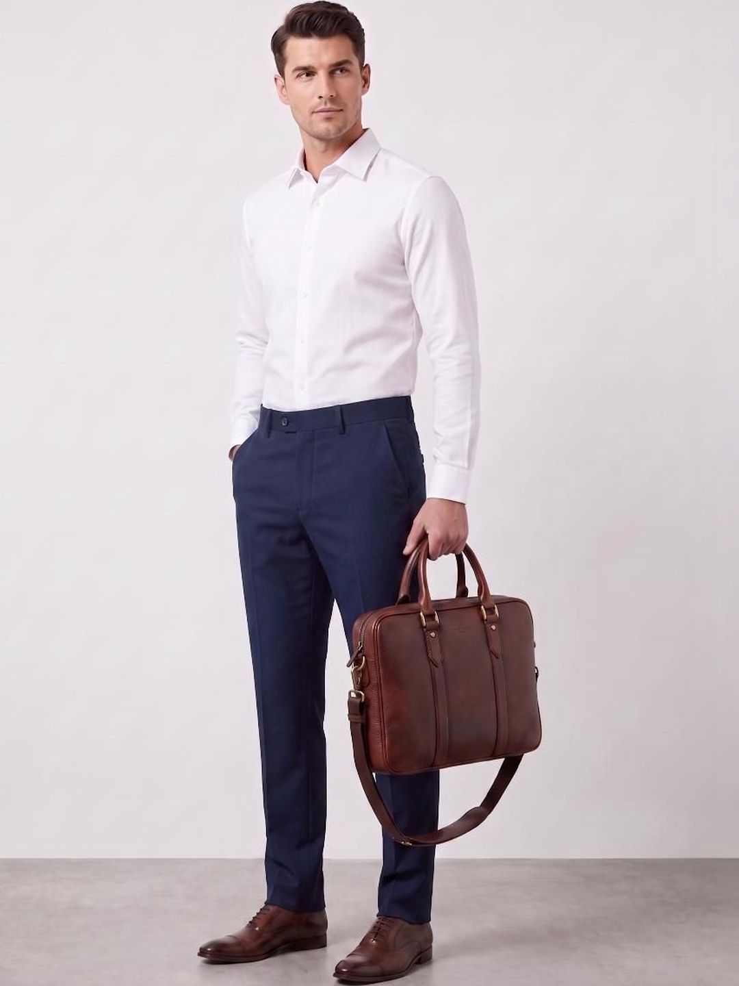 Mehrang Men Slim Fit Trousers-picture-21
