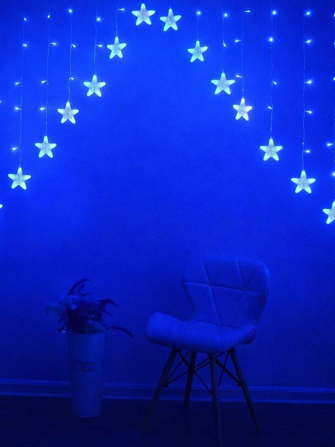 Khizar Blue Star Shape String Lights-picture-52