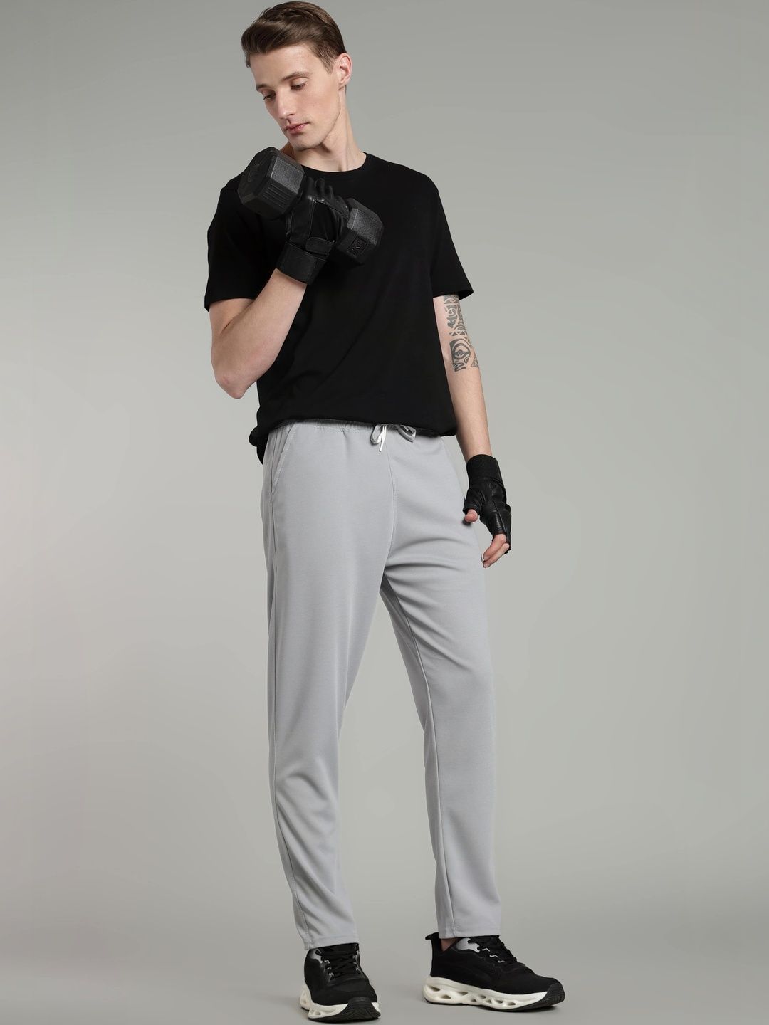 HERE&NOW Men Regular Fit Training Track Pants-picture-56