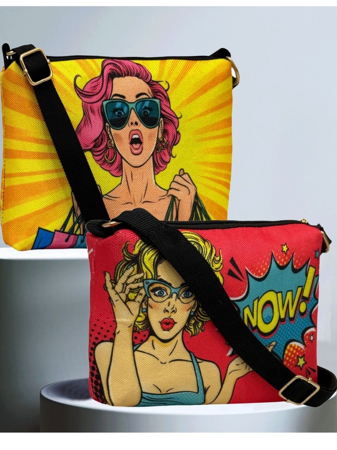 HERE&NOW Printed Sling Bag-picture-23