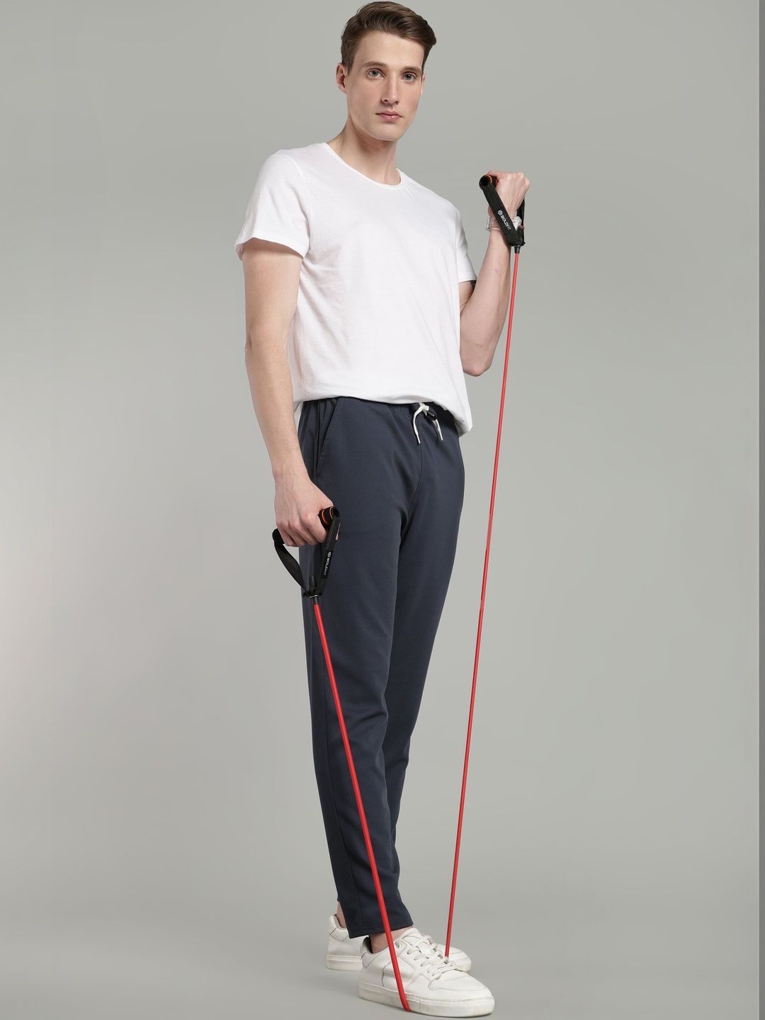 HERE&NOW Men Regular Fit Training Track Pants-picture-31