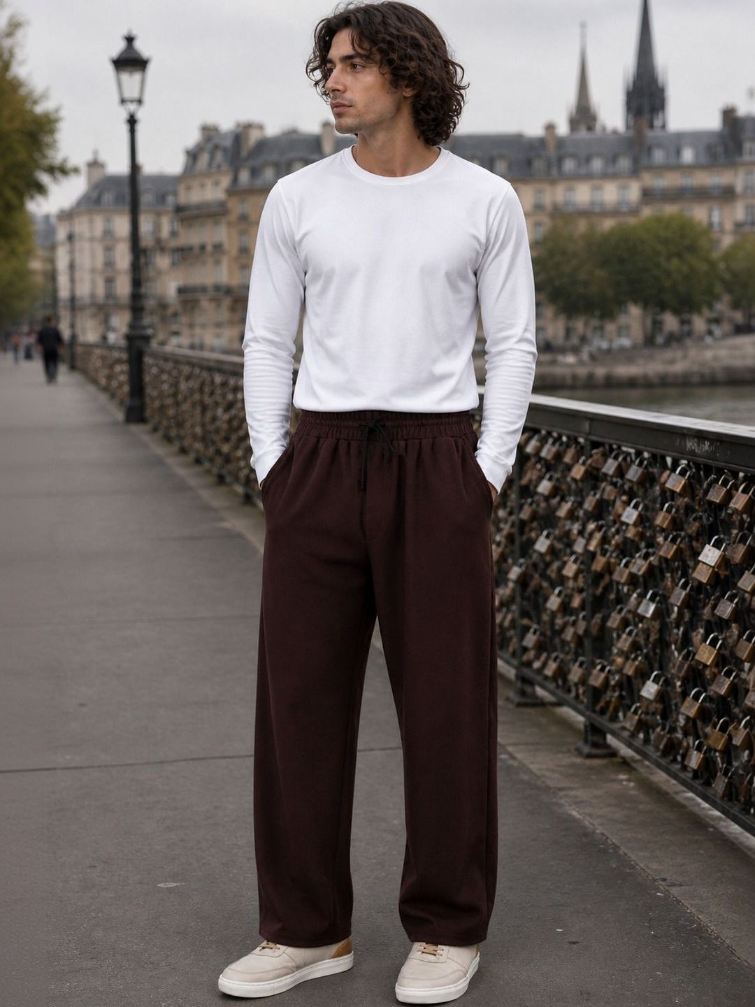 HERE&NOW Men Regular Fit Track Pants-picture-10