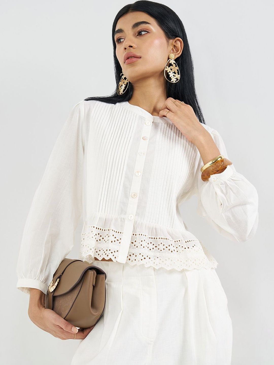 AKKRITI BY PANTALOONS Cotton Top-image-29