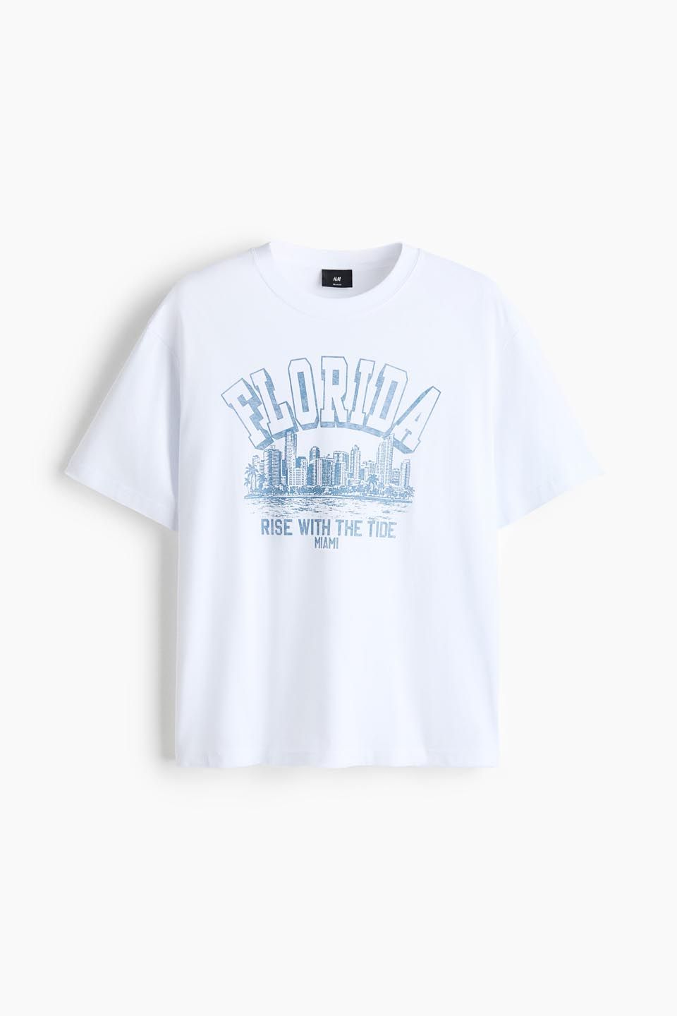 H&M Loose Fit Printed T-shirt-image-3