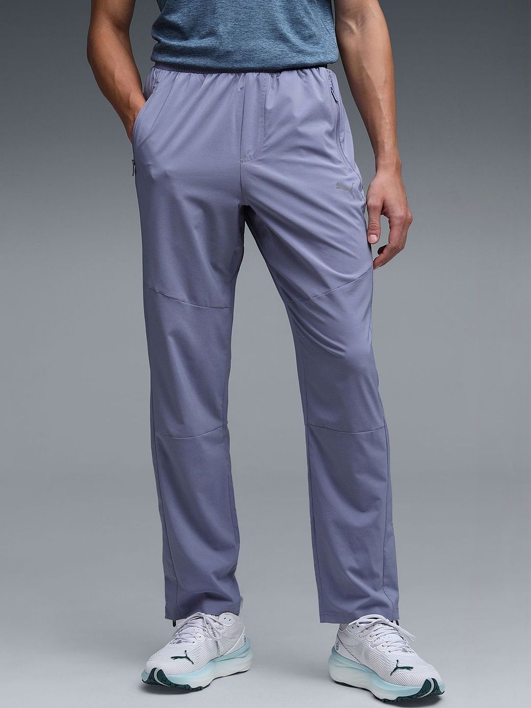 Puma Men Regular Fit Brand Logo Training Track Pants-picture-30