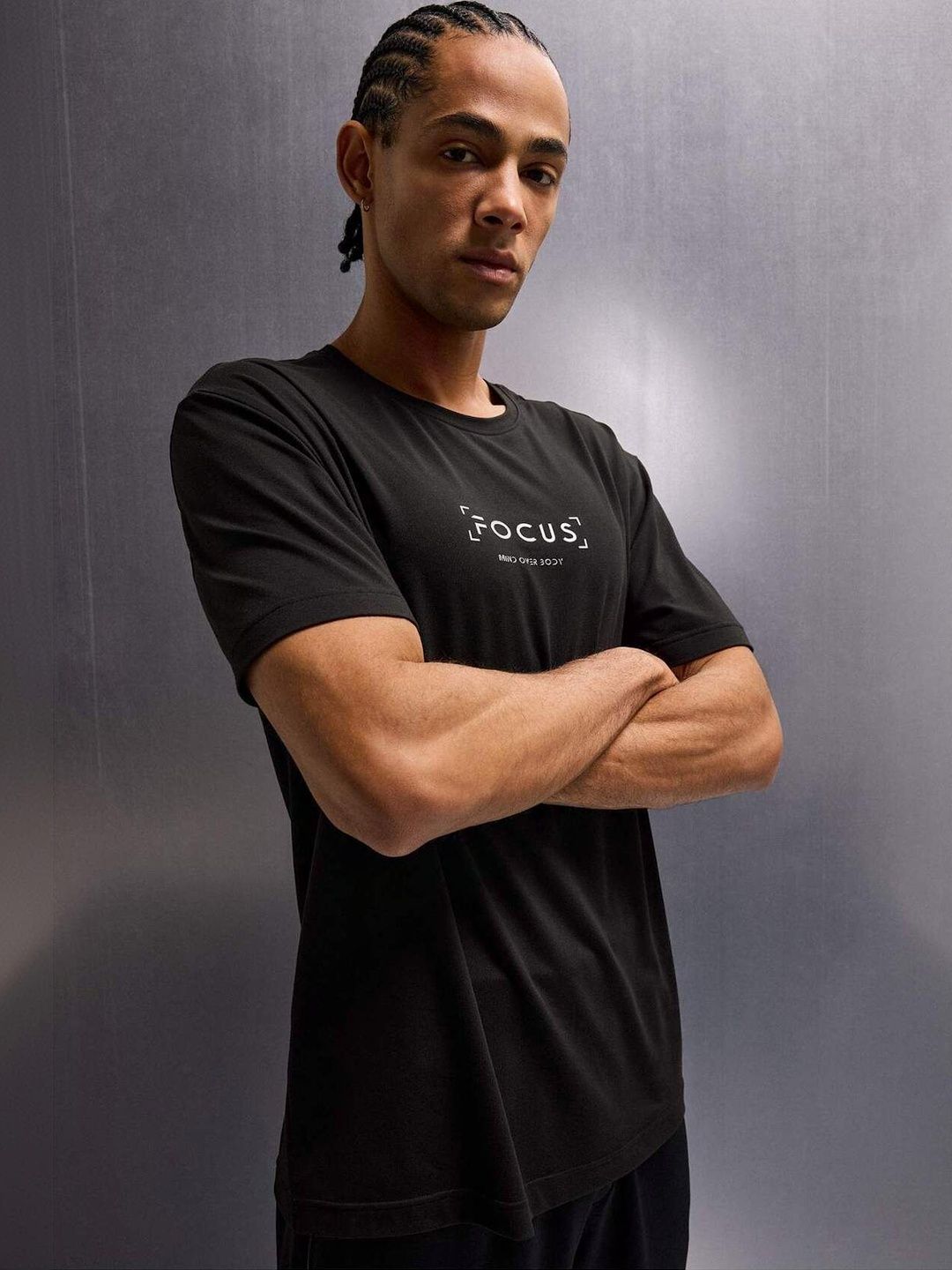 DeFacto Men Typography Printed T-shirt-image-38