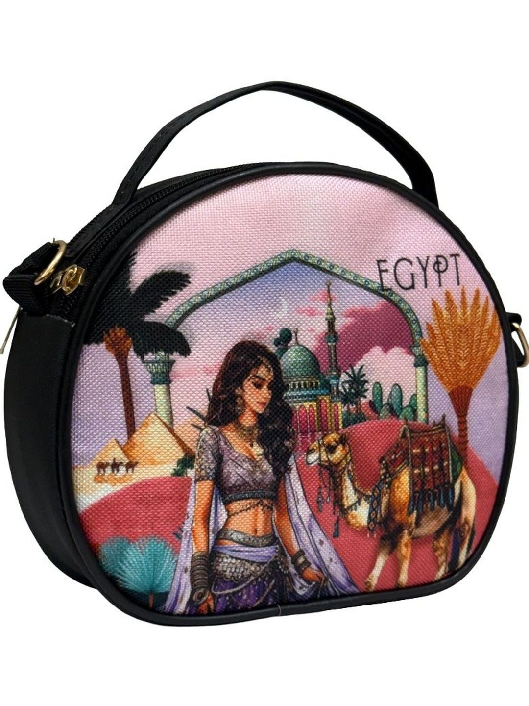 HERE&NOW Graphic Printed Jute Sling Bag-picture-46