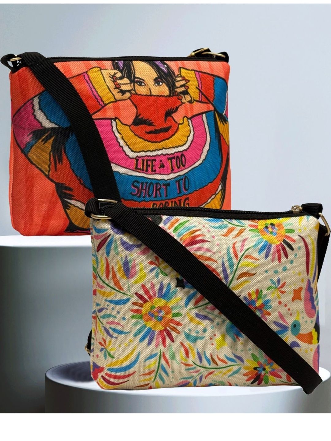 HERE&NOW Printed Sling Bag-picture-28