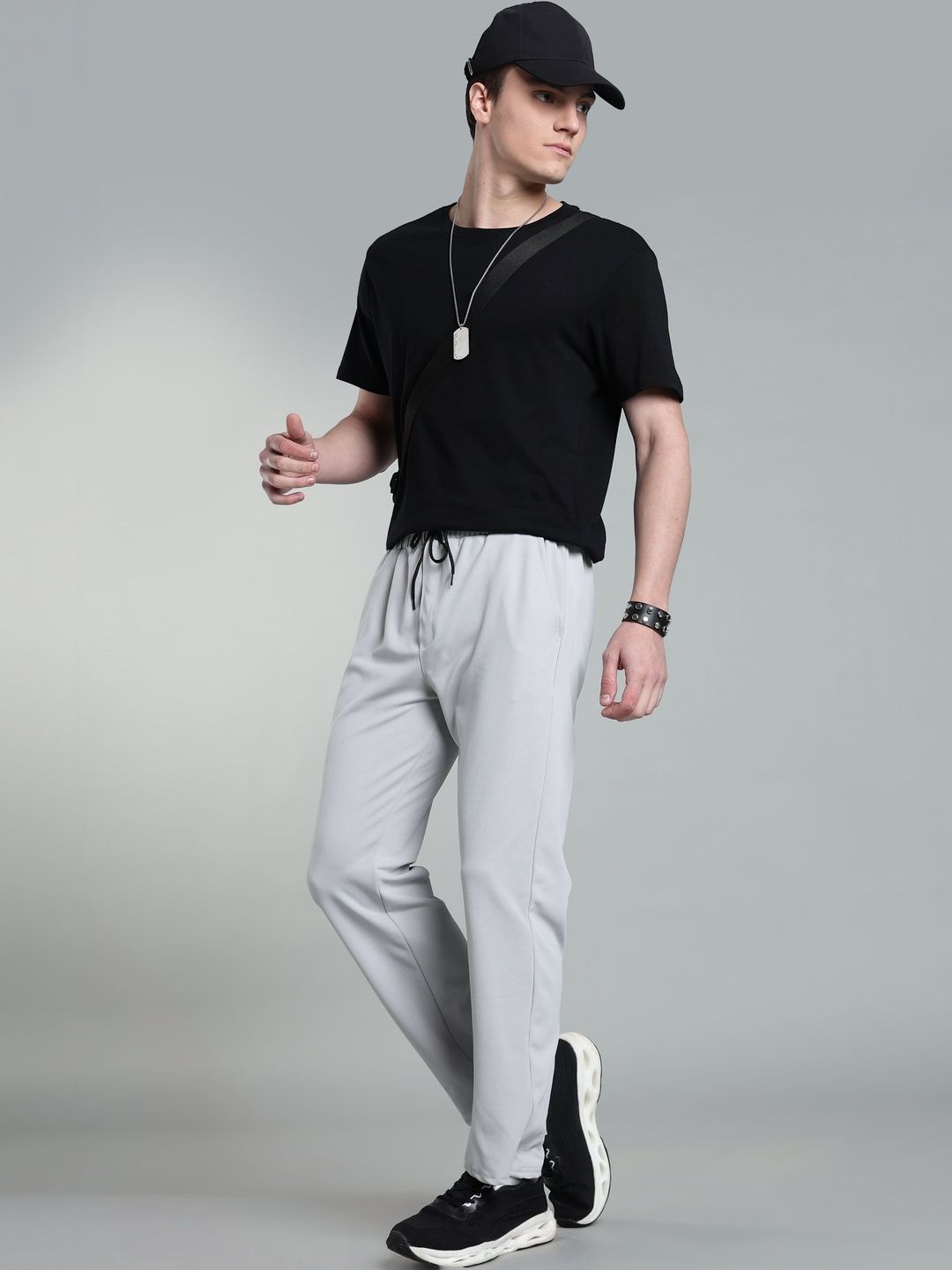 HERE&NOW Men Regular Fit Training Track Pants-picture-17