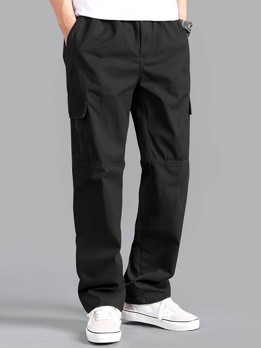 R.Code by The Roadster Life Co. Men Cargos Trousers-picture-28