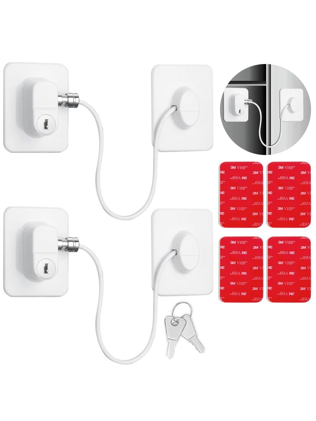 PATPAT White & White 2 piece Solid Stainless Steel Bathroom Accessories-image-38