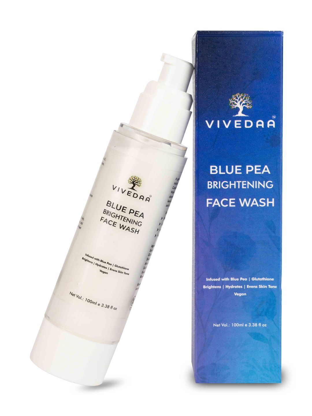 Vivedaa Blue Pea Face Wash - 100ml-image-45