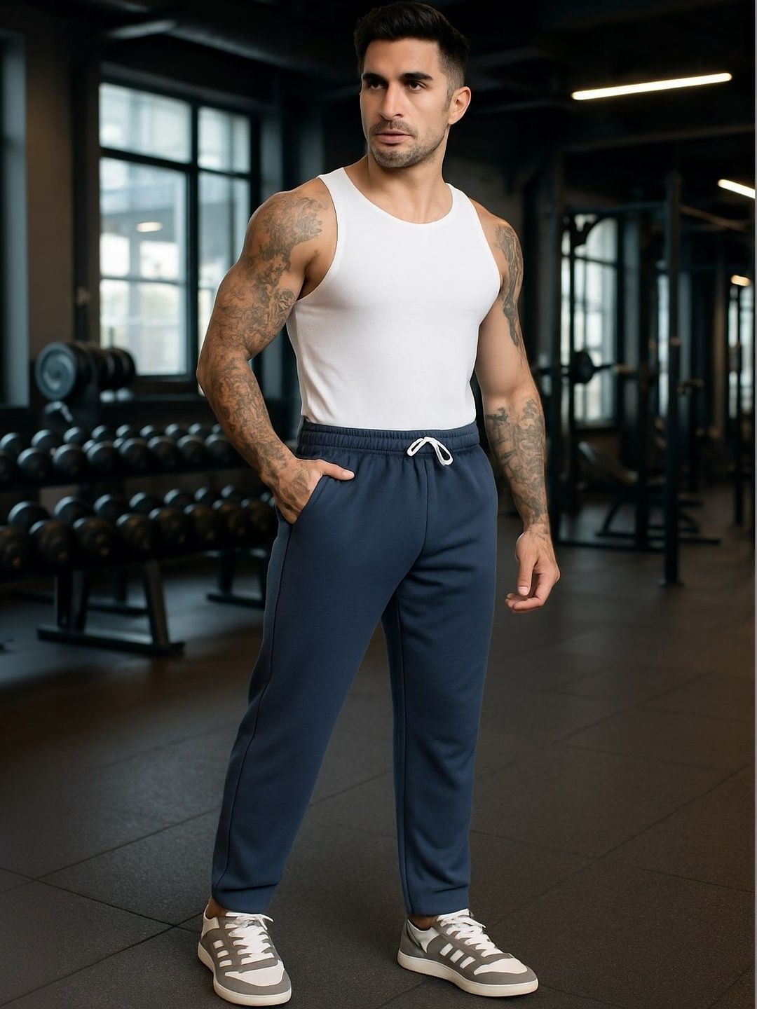 SZN Men Regular Fit Training Track Pants-picture-53