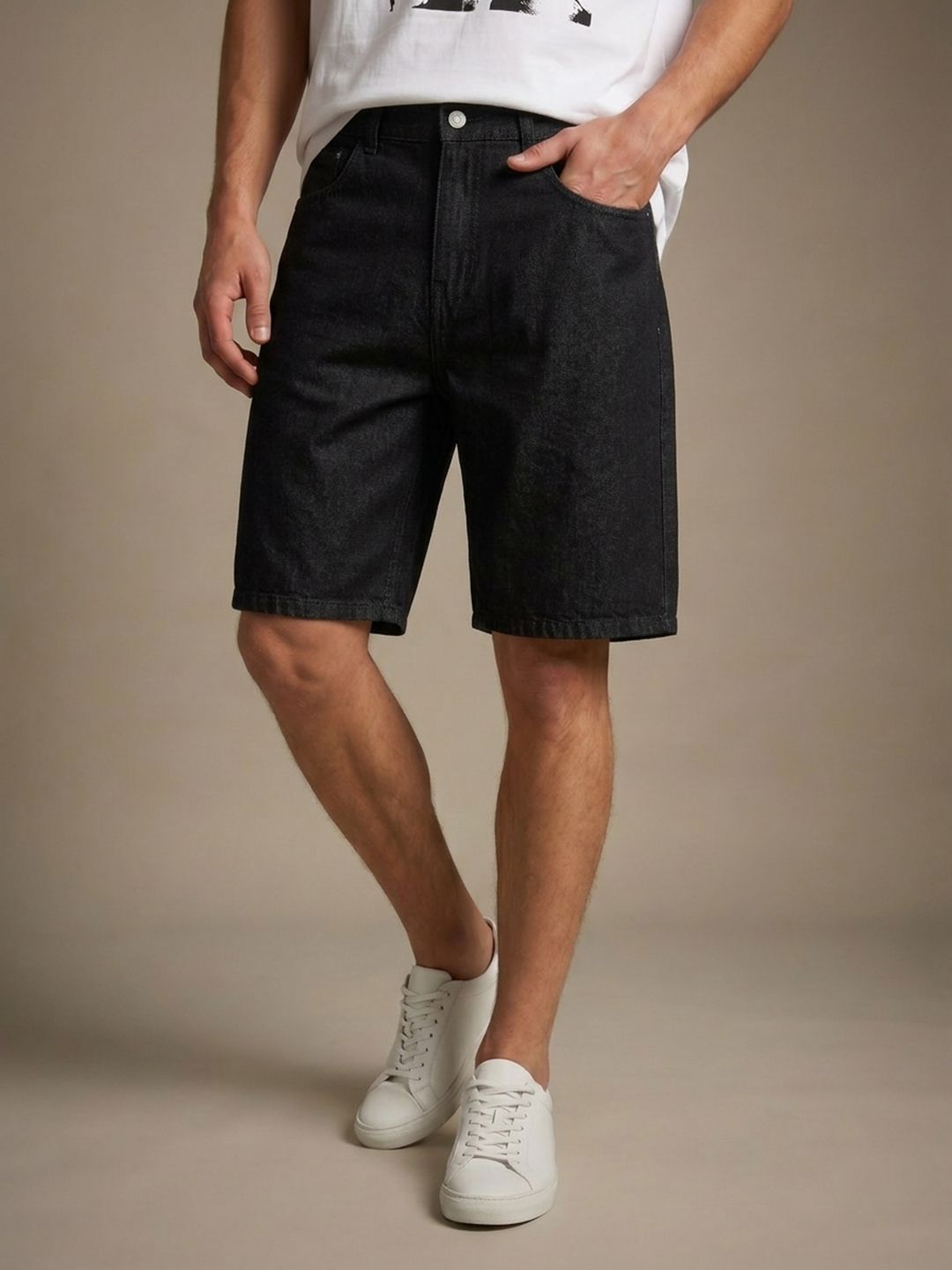 glitchez Men Regular Fit Denim Shorts-picture-40