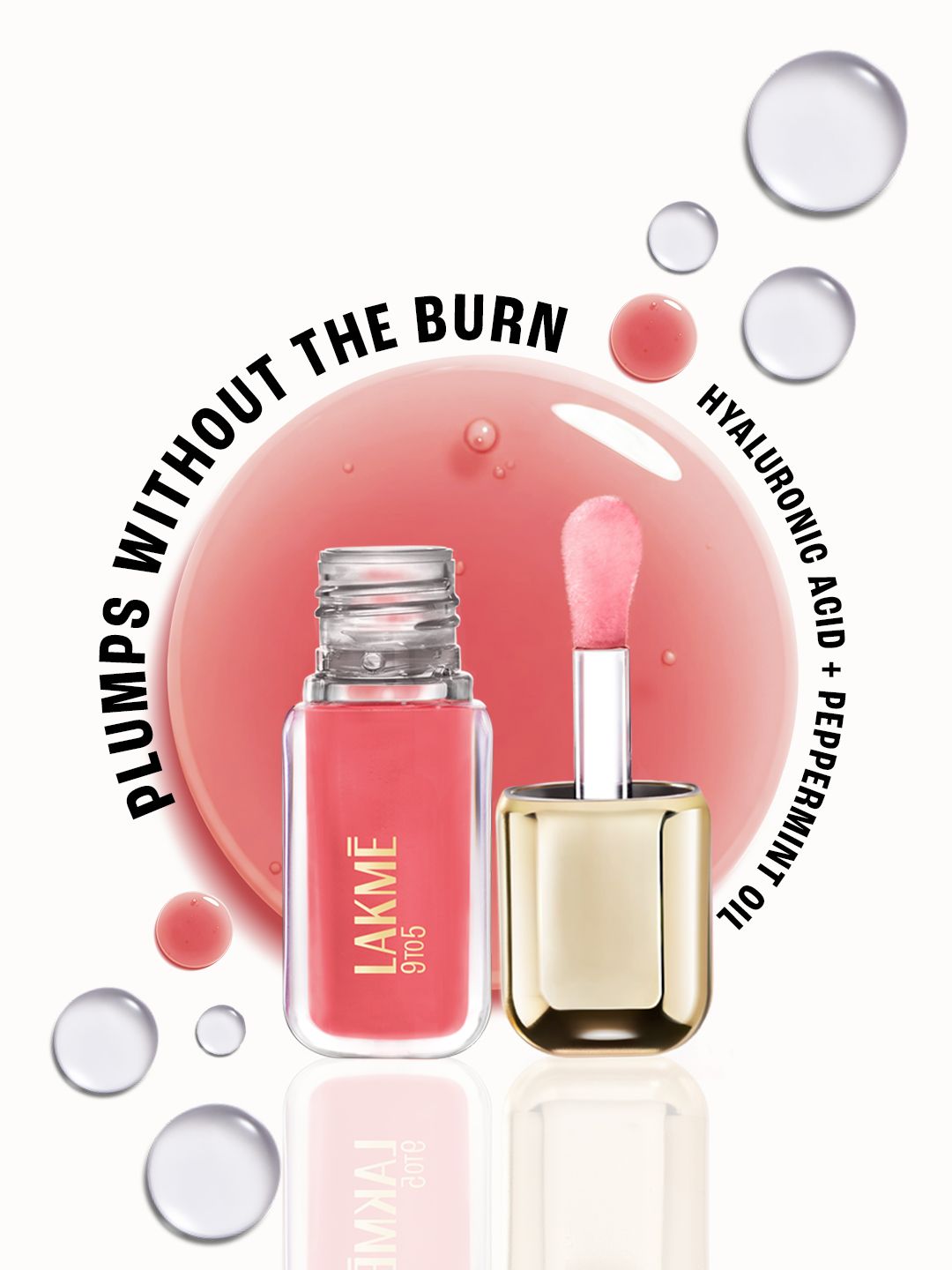 Lakme 9to5 HyaGloss Powerplump Lip Oil 4.2 ml - Powersuit Pink 201-picture-38
