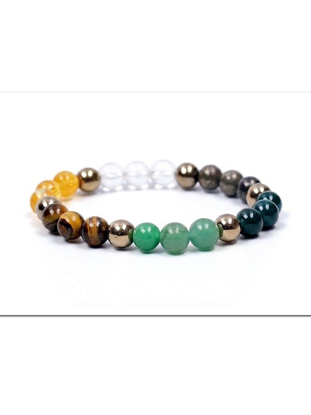 ELEVATE INDIA Unisex Silver Crystals Bracelet-picture-25