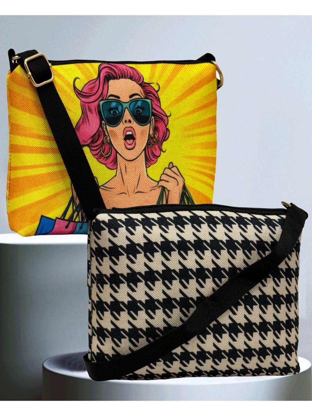 HERE&NOW Printed Sling Bag-picture-21