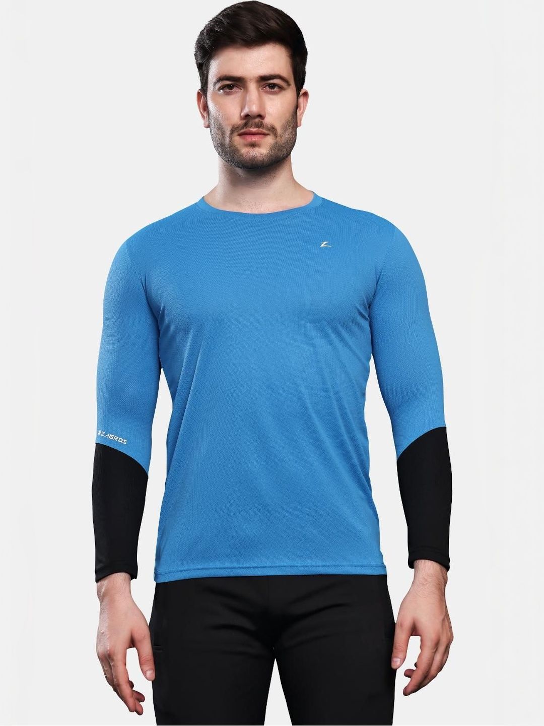 Z Zagros Men Colourblocked T-shirt-picture-17