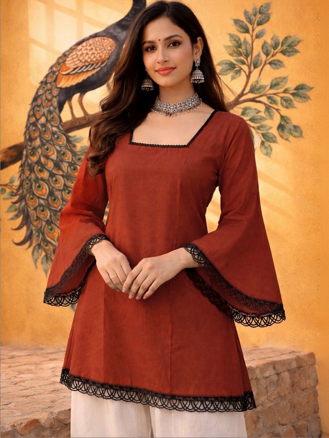 HERE&NOW Square Neck Kurti-picture-20