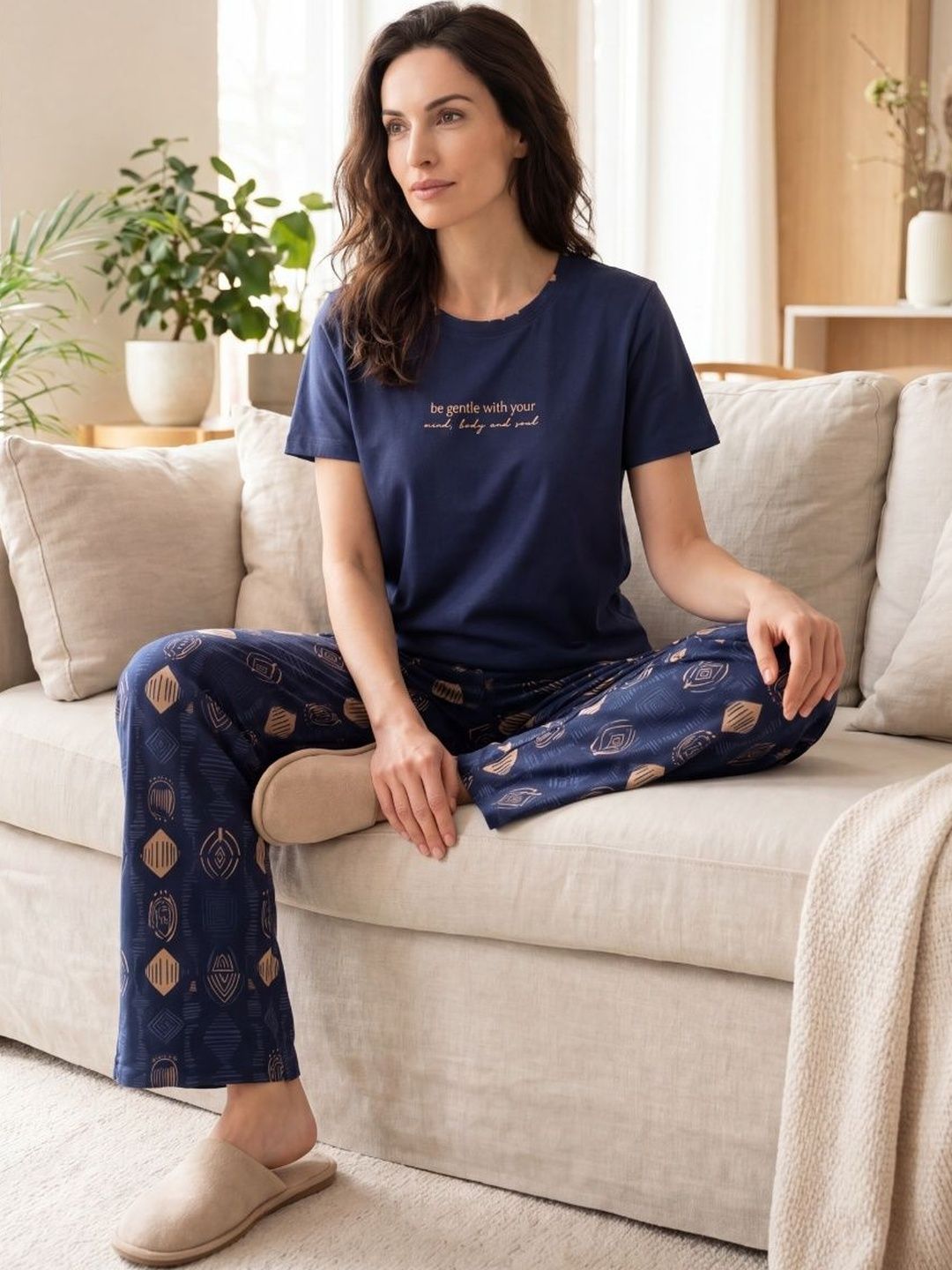 Sweet Dreams Women Printed Night suit-picture-26