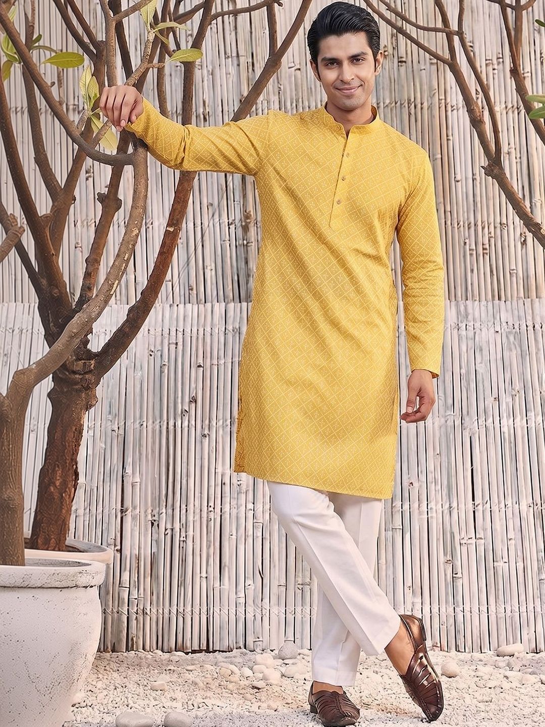 Anouk Men Geometric Printed Kurta-picture-15