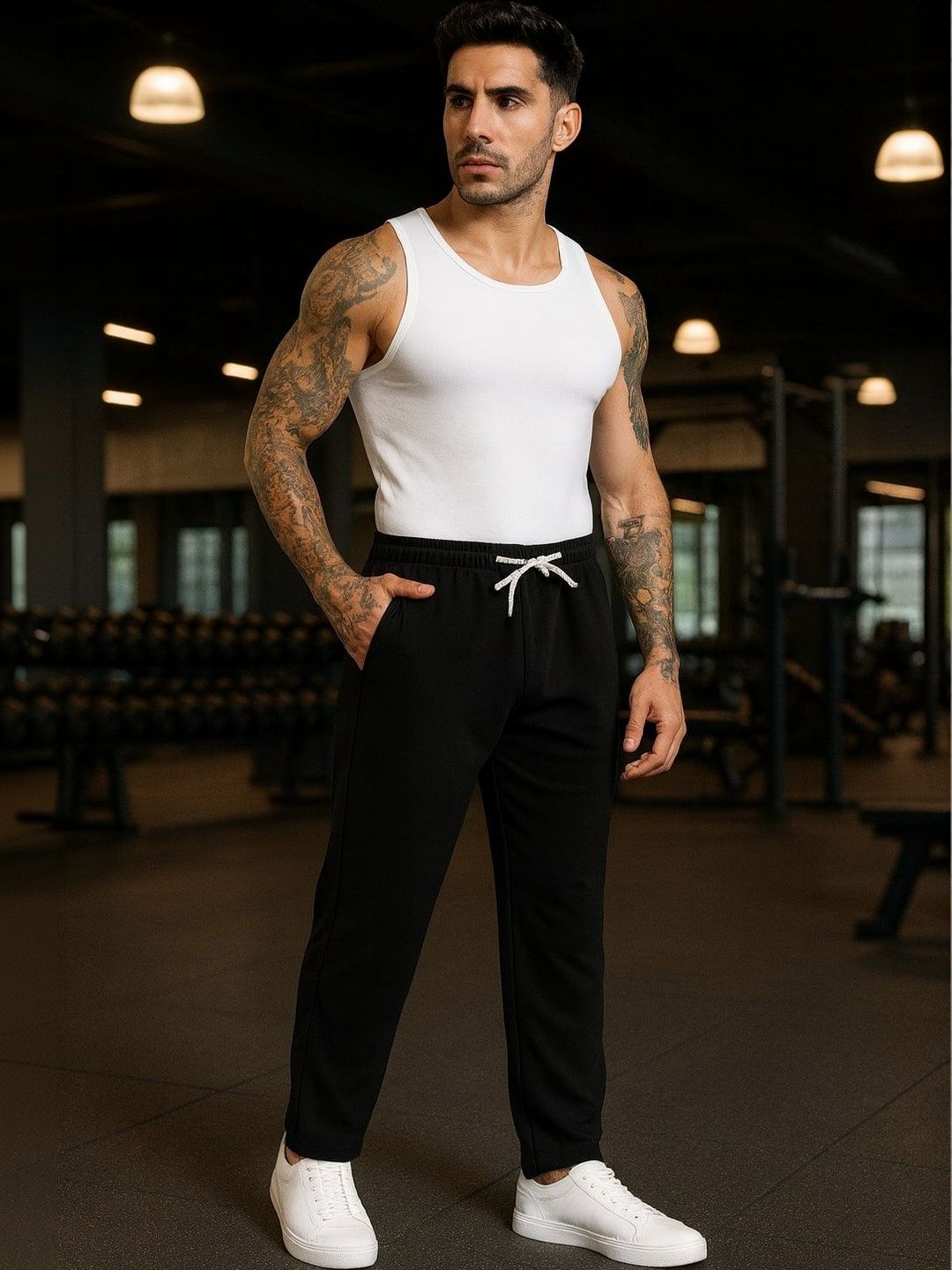 SZN Men Regular Fit Training Track Pants-picture-38