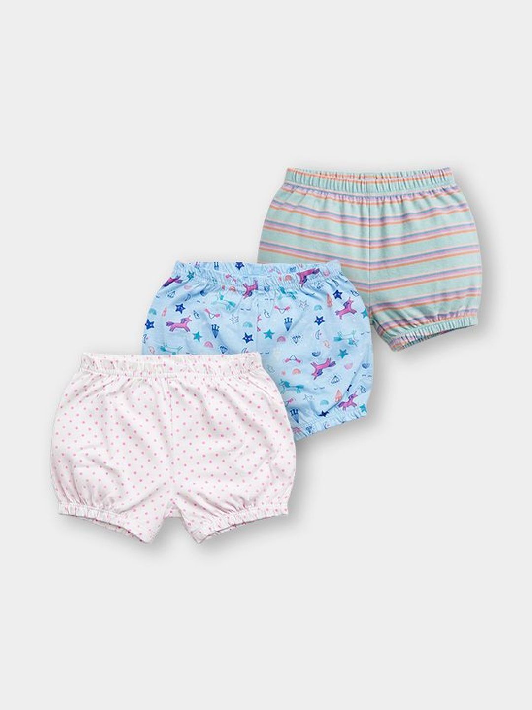 Carter's Girls Pack of 3 Printed Assorted Organic Cotton Basic Briefs-picture-46
