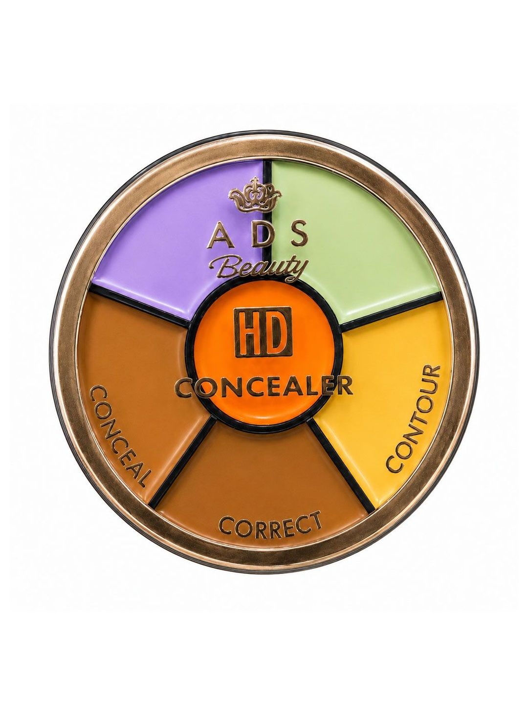 A.D.S HD Concealer & Contour Correcting Palette - Shade 02-image-30