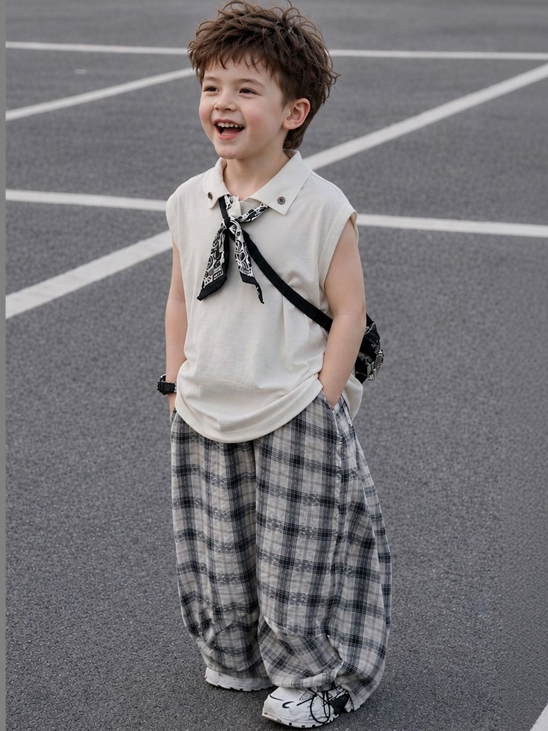 FOREVER FRIDAY Boys T-shirt with Trousers-image-34