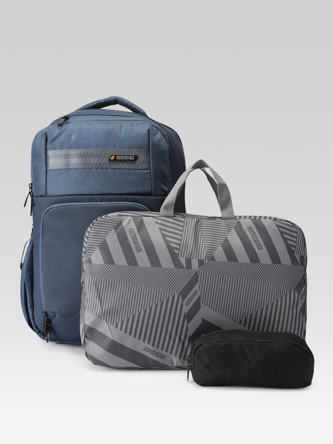 AMERICAN TOURISTER Unisex Set Of 3 Brand Logo Backpack-image-44