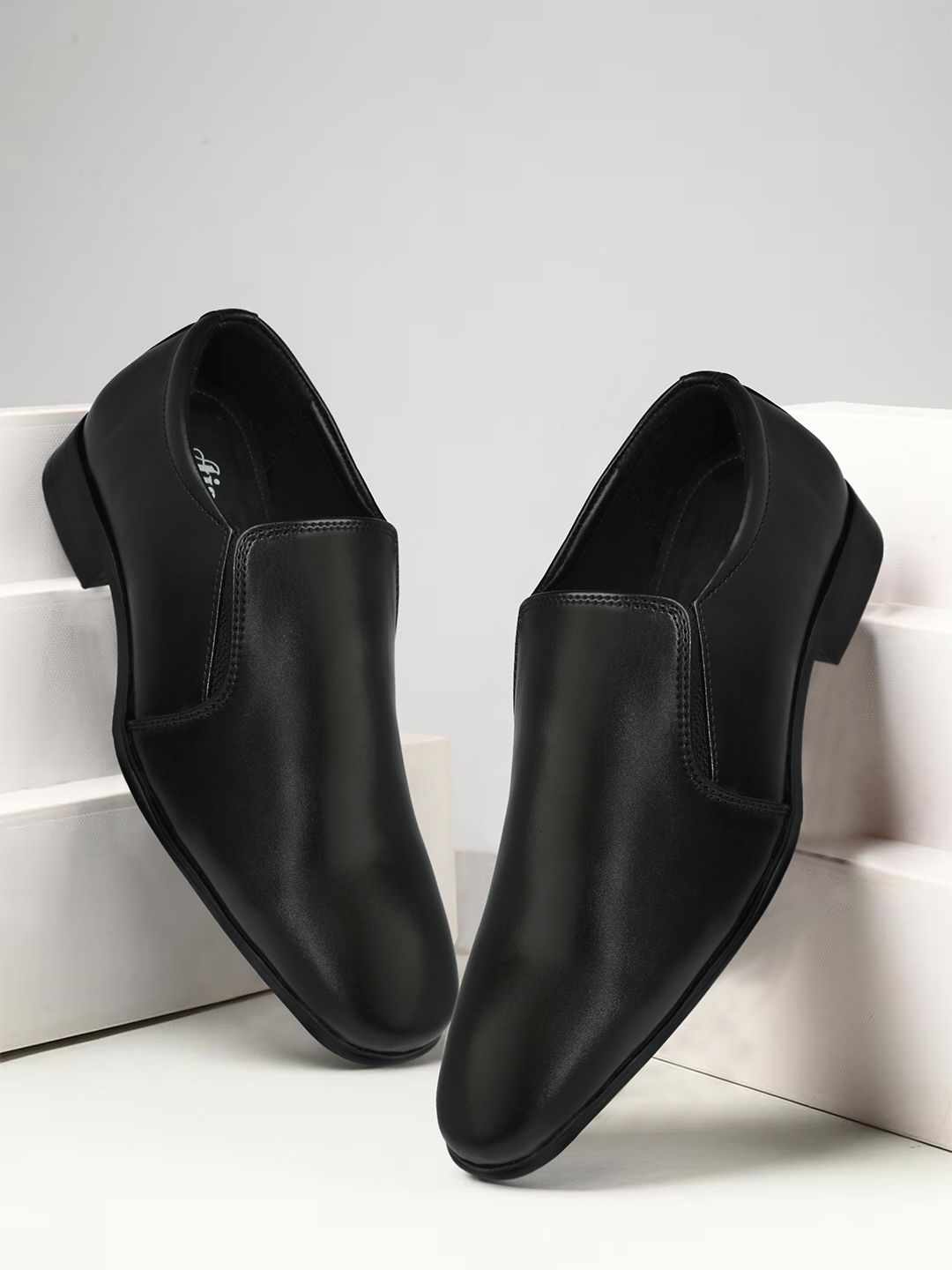 Ajanta Men Solid Slip On Formal Derbys-picture-29