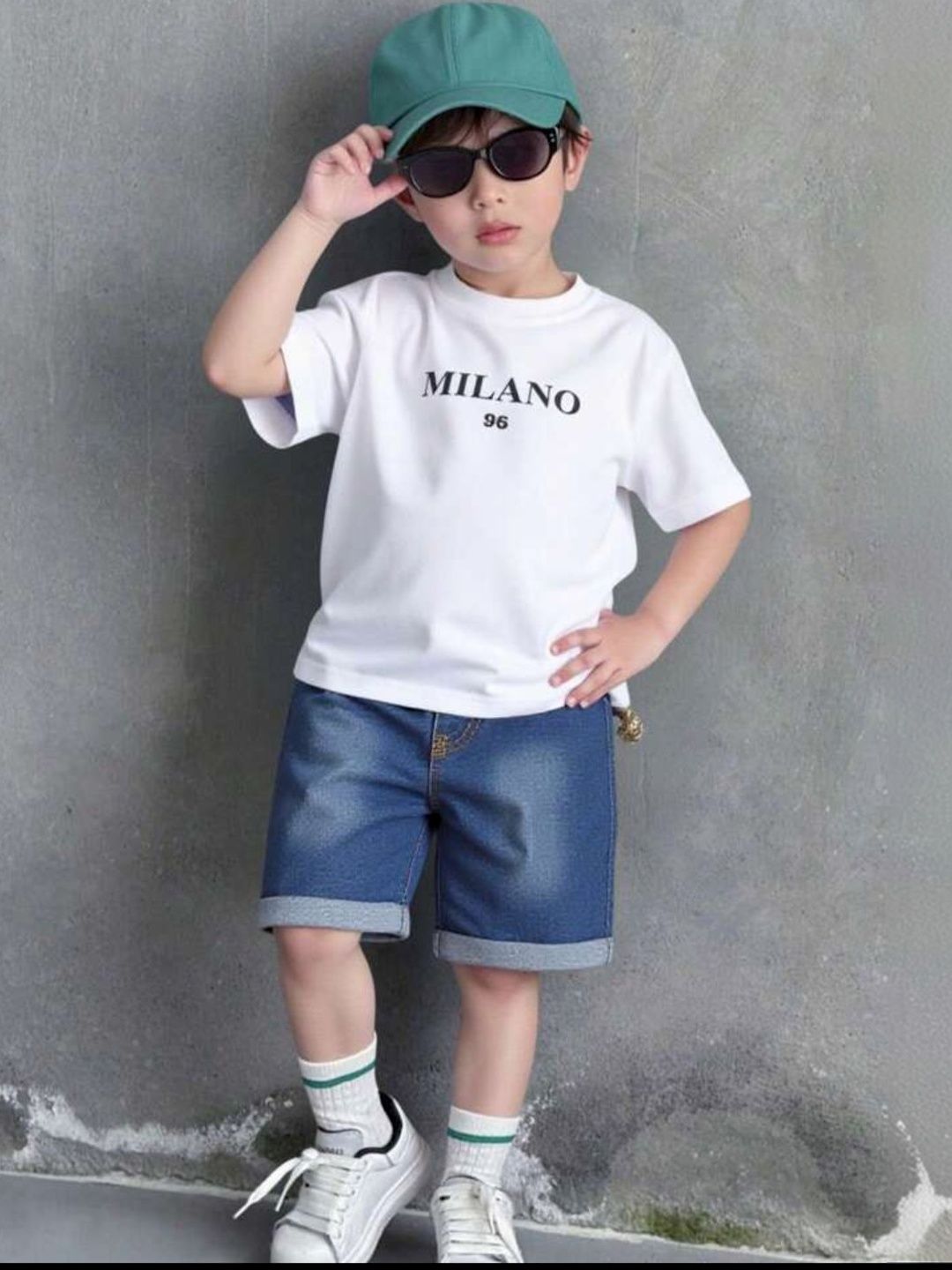 STAR BOYZ APPAREL Kids Printed T-shirt With Shorts-picture-31