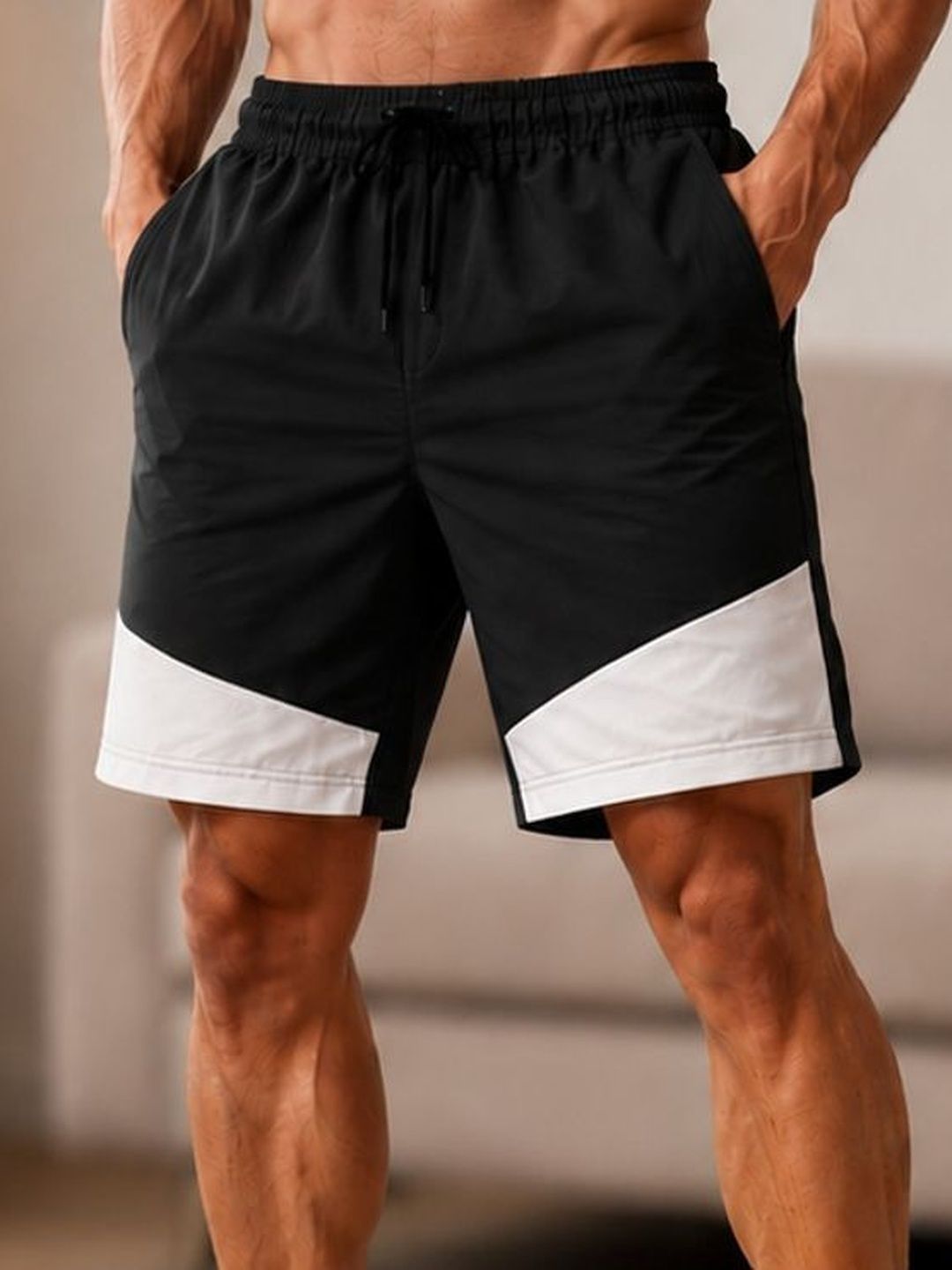 LRIPSOME Men Colourblocked Sports Shorts Technology-picture-31