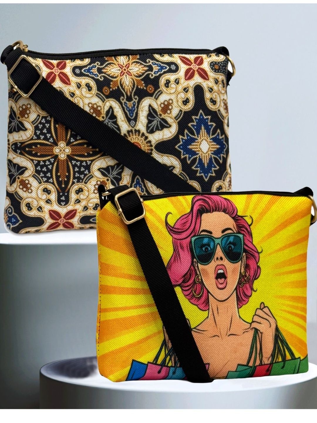 HERE&NOW Printed Sling Bag-picture-20