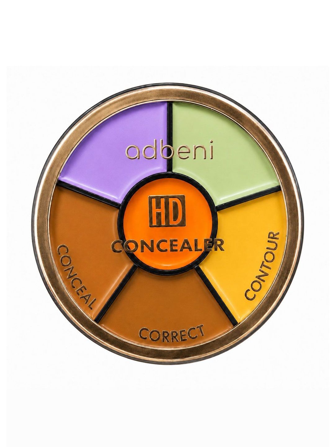 Adbeni HD Concealer & Contour Correcting Palette - Shade 02-image-15