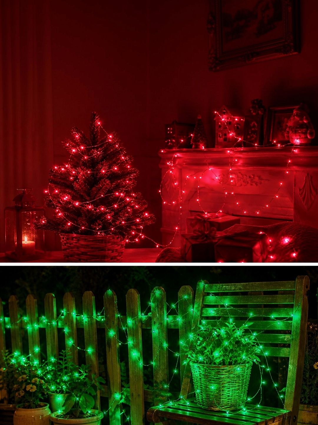 Glimmer Lightings Red Rice Shape String Lights-picture-24