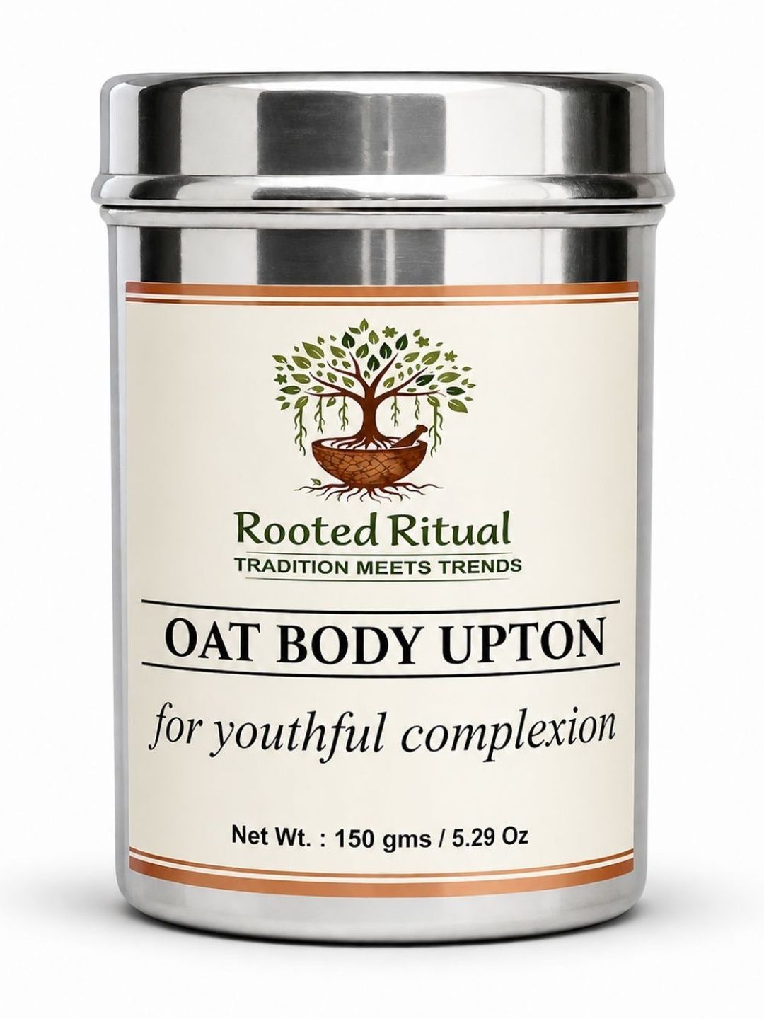 RootedRitual Oat Body Ubtan - 150 g-image-40