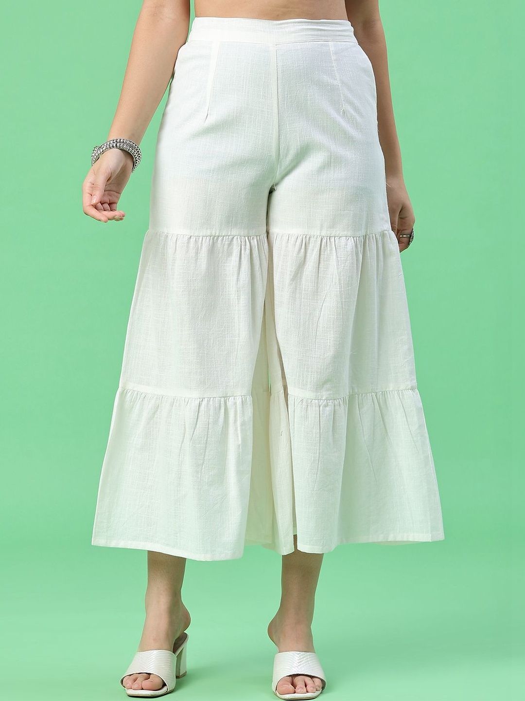 LIMEROAD Women Cropped Ethnic Palazzos-picture-17