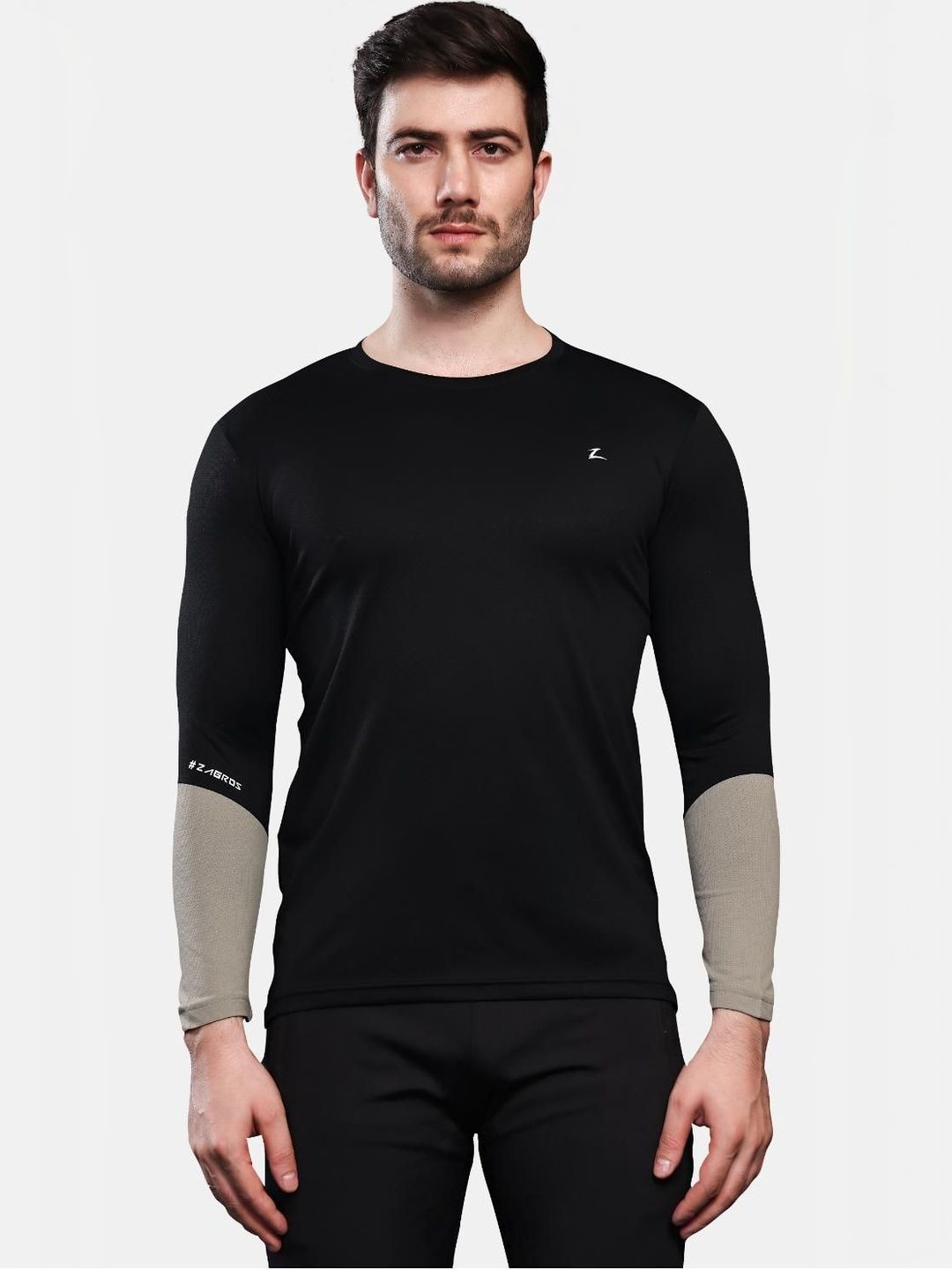 Z Zagros Men Colourblocked T-shirt-picture-20