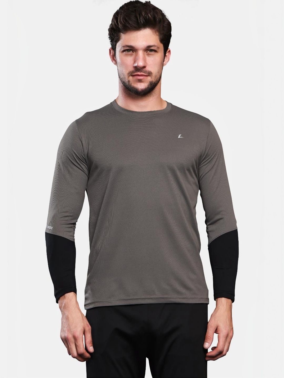 Z Zagros Men Brand Logo Colourblocked Pockets T-shirt-picture-31