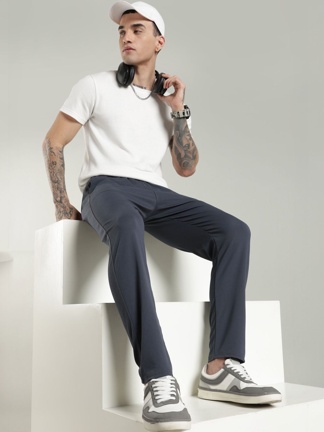 SZN Men Regular Fit Self Design Training Track Pants-picture-50