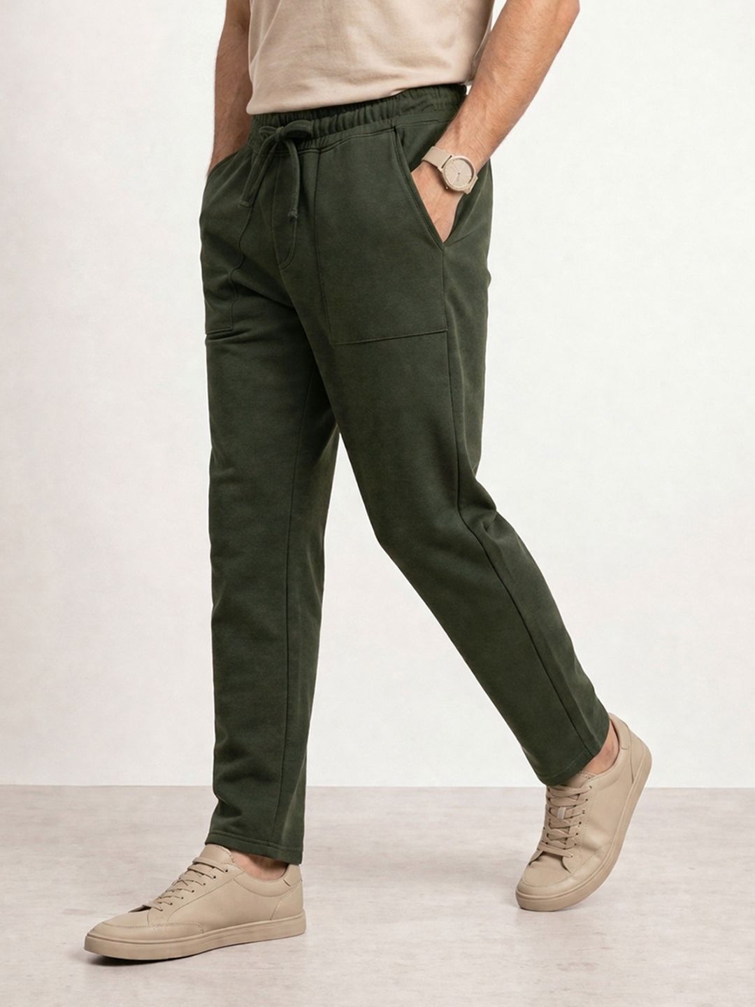 WROGN Men Mid-Rise Track Pants-picture-35