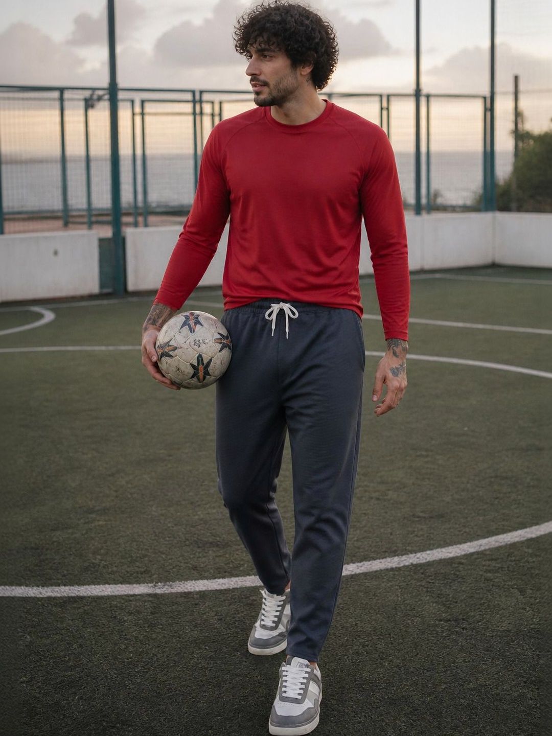THE BEETEL HOUSE Men Regular Fit Football Track Pants-picture-26
