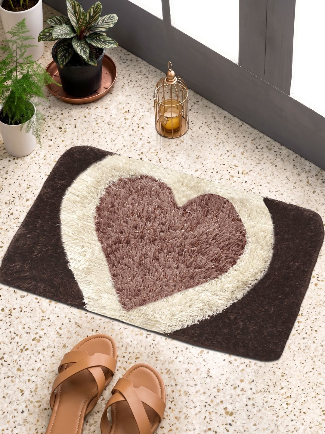 FABINALIV Brown Self-Designed Anti-Skid Doormats-picture-21