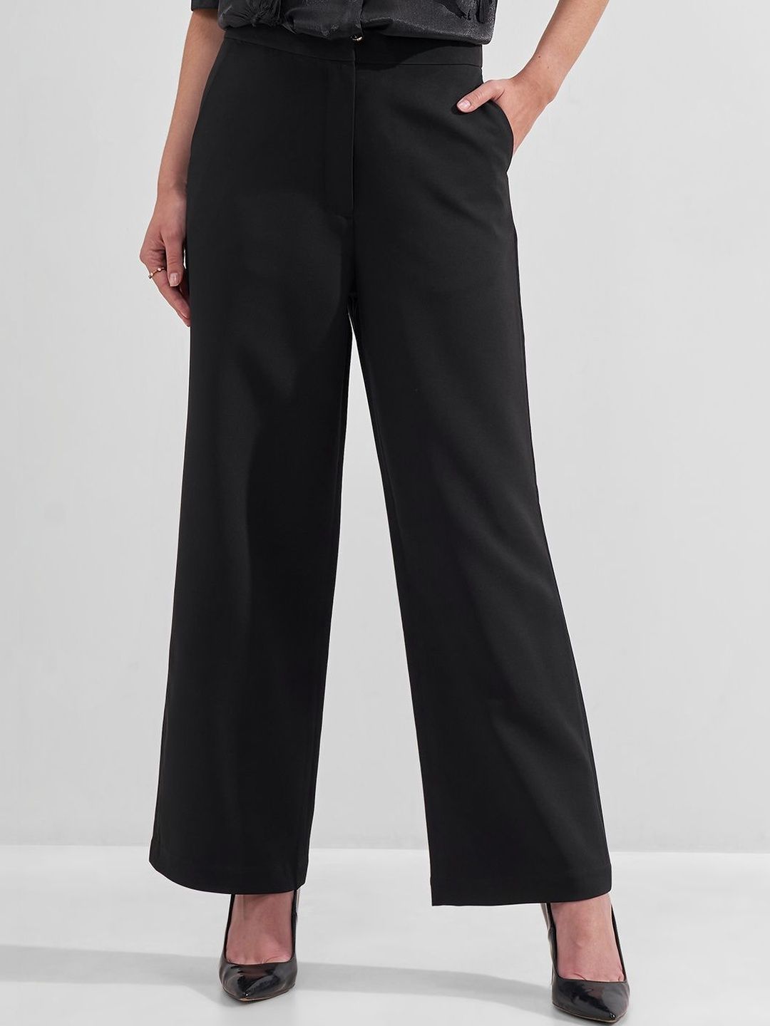 Tokyo Talkies Women Straight Fit High-Rise Trousers-picture-29