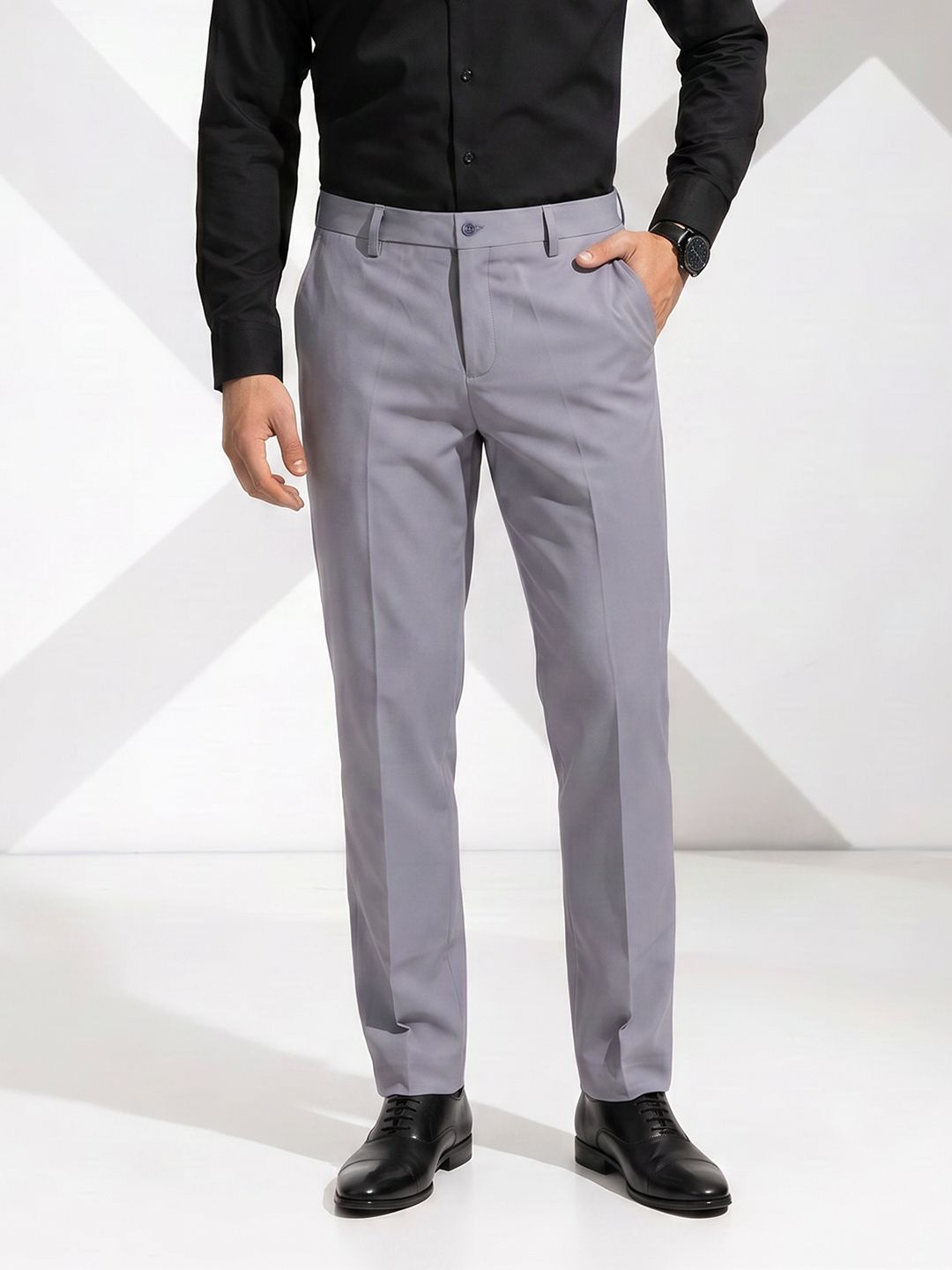 INVICTUS Mid-Rise Formal Trousers-picture-57