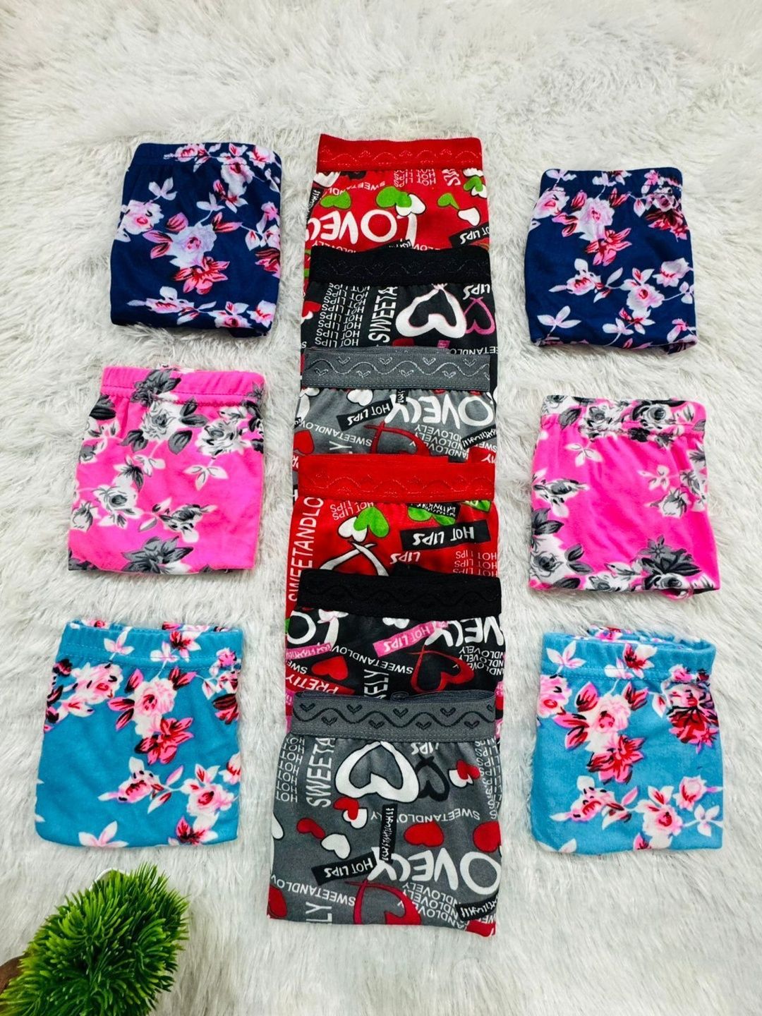 THE TUSHT Women Pack of 12 Printed Basic Briefs-picture-11